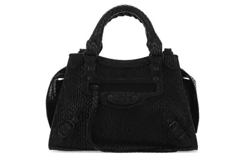 Balenciaga Neo Classic Cow Leather Tote Bag, Shopping Bag, Crossbody Bag, Handbag Mini Women's Black