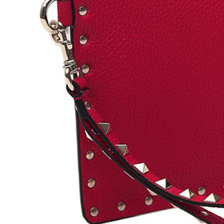 Женская сумка Valentino (красная) — фото 4