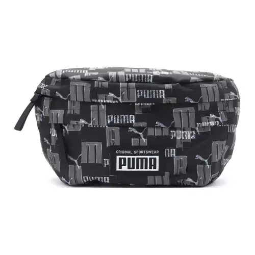 PUMA Polyester Fanny Pack Regular Men's Black Logo