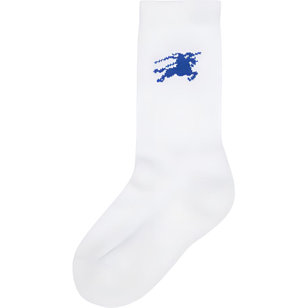 Burberry Crew Socks Unisex White