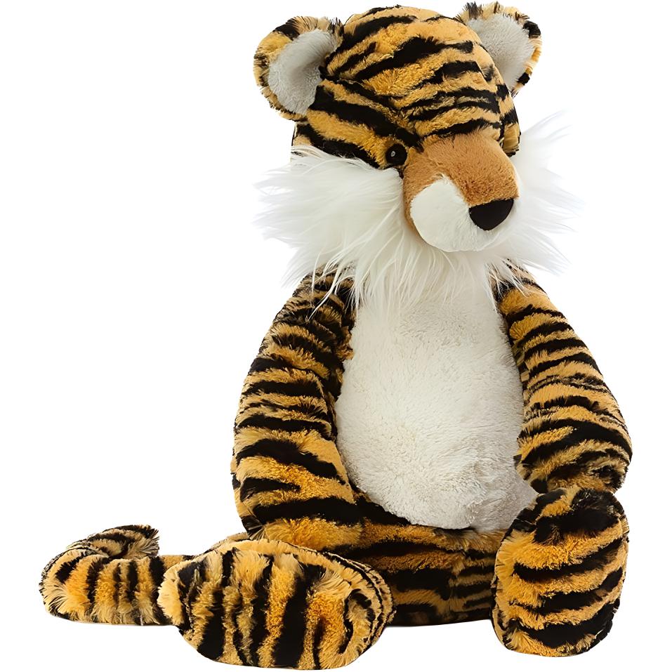 JELLYCAT Shy big appeases black plush doll, tiger, 38