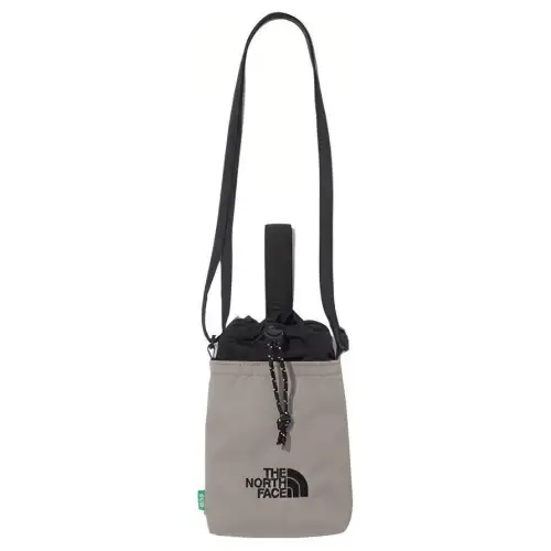 THE NORTH FACE Recycled Polyester Cord Crossbody Cell Phone Pouch Mini Unisex Light Umber