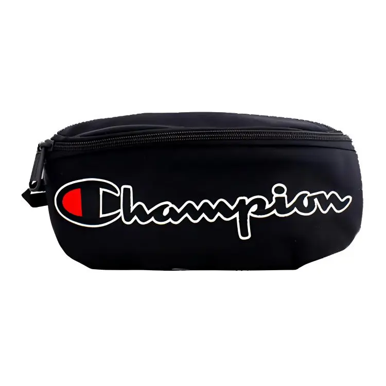 Champion Nylon Fabric Sling Bag One Shoulder Crossbody Fanny Pack Regular Unisex Black