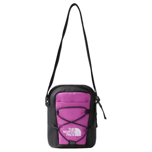 THE NORTH FACE 1.5L One Shoulder Crossbody Outdoor Bag Recycled Polyester Black Rose Red Unisex