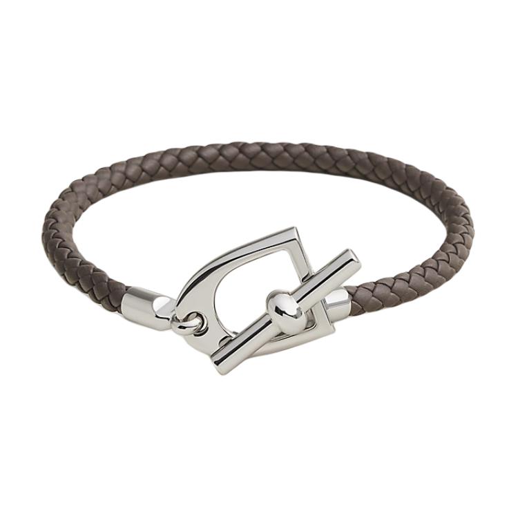 Мужской браслет Hermes HERMES Etrier (серый)