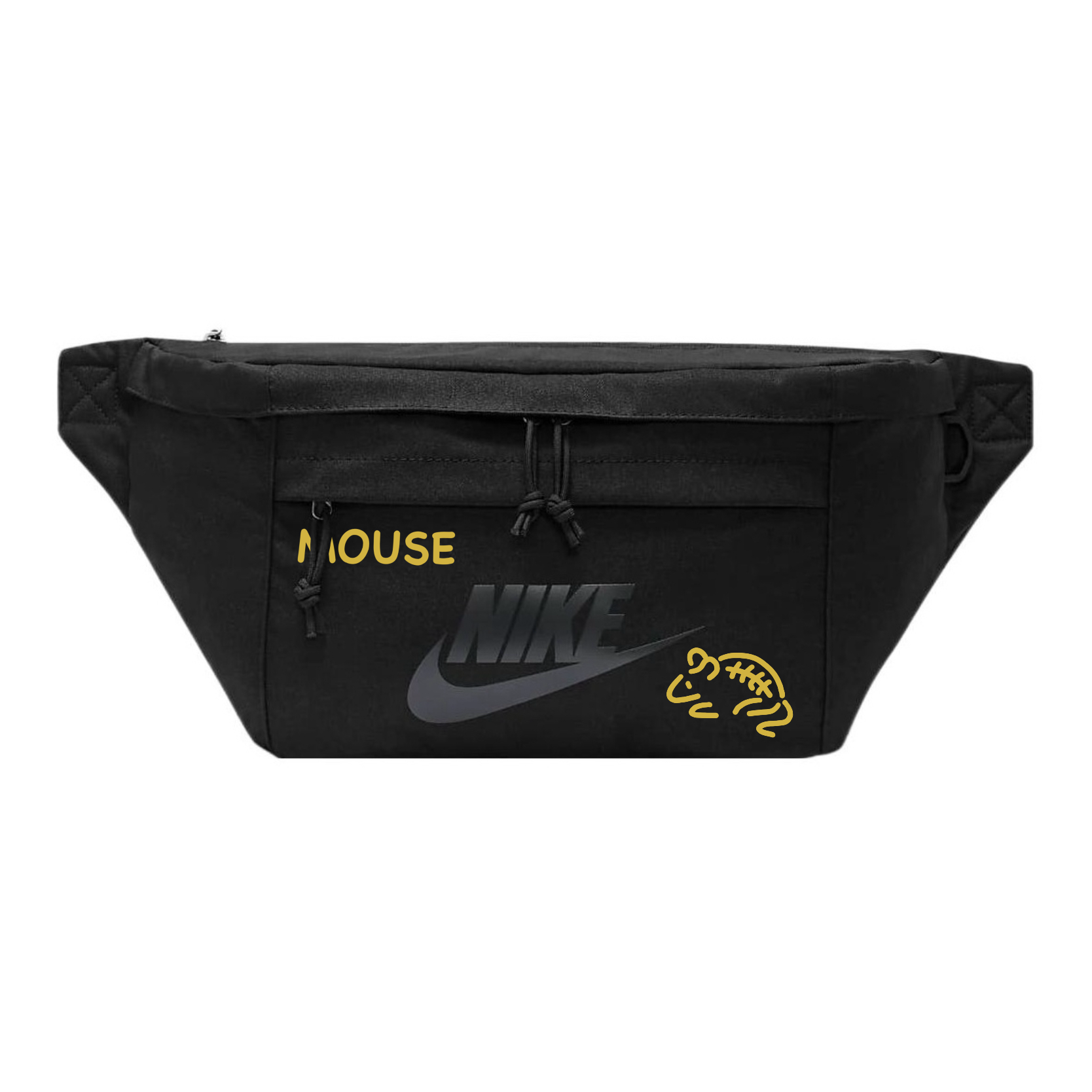 Nike, multicoloured belt bag for men and women, custom-made, Chinese horoscope, for beloved