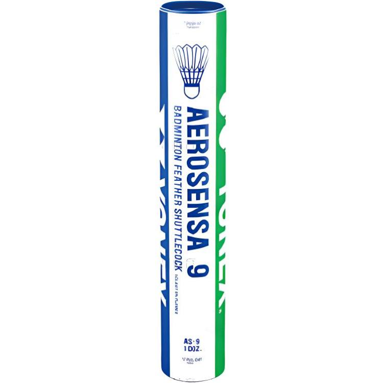 YONEX AS 9 Goose Feather Shuttlecock 12 Pack Goose Feather Outdoor Shuttlecocks