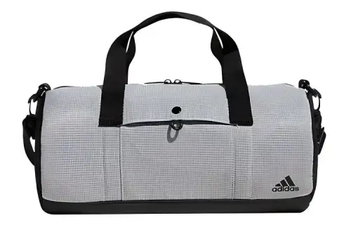 Adidas Polyester Handbag, Shoulder Bag, Crossbody Bag Regular Unisex Silver White