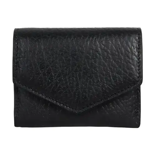 Maison Margiela Leather Coin Purse Unisex Black