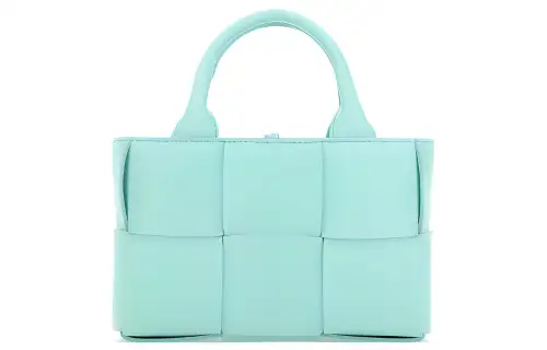 Bottega Veneta ARCO Sheepskin Tote Bag Shopping Bag Shoulder Bag Crossbody Bag Handbag Extra Mini Women's Light Blue