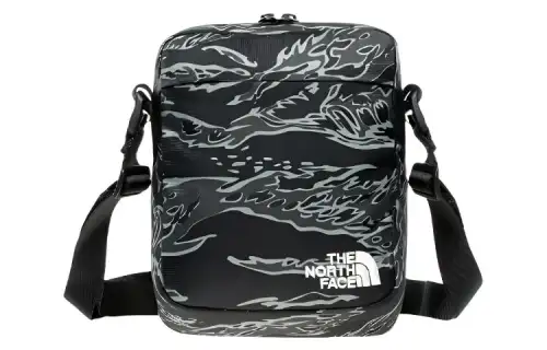 THE NORTH FACE 2L Small Square Bag, Shoulder Bag, Crossbody Bag, Outdoor Bag Polyester Gray Unisex