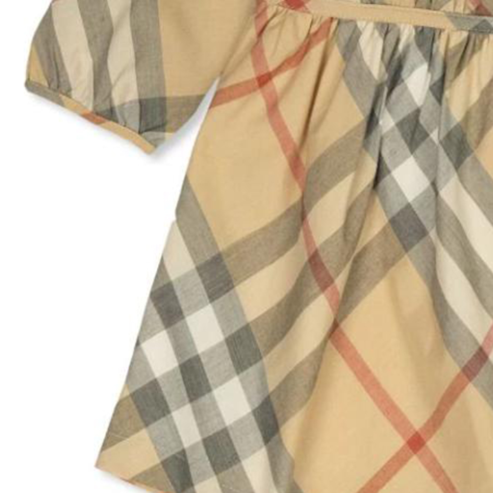 Женское платье Burberry (бежевое) — фото 4