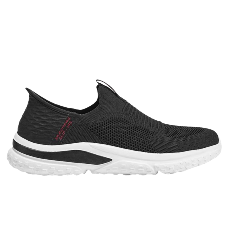Skechers Slip Ins Low top Casual Shoes Men’s Black Red