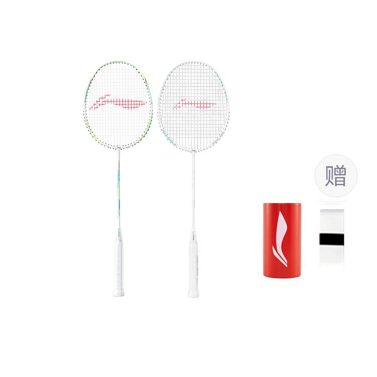 Li Ning Thunder 10 AXFORCE10 Full Carbon Badminton Racket Double Set Offensive Type Heavy Head, Stiff Shaft