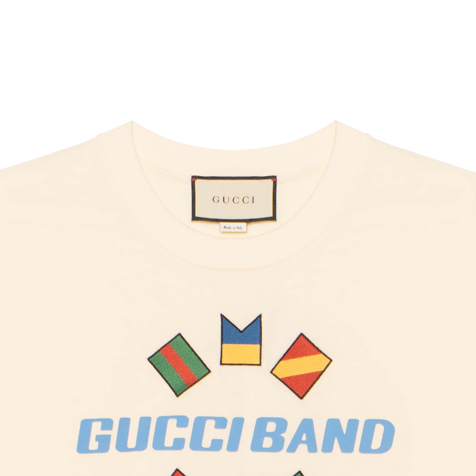 Мужская футболка Gucci (белая) — фото 9