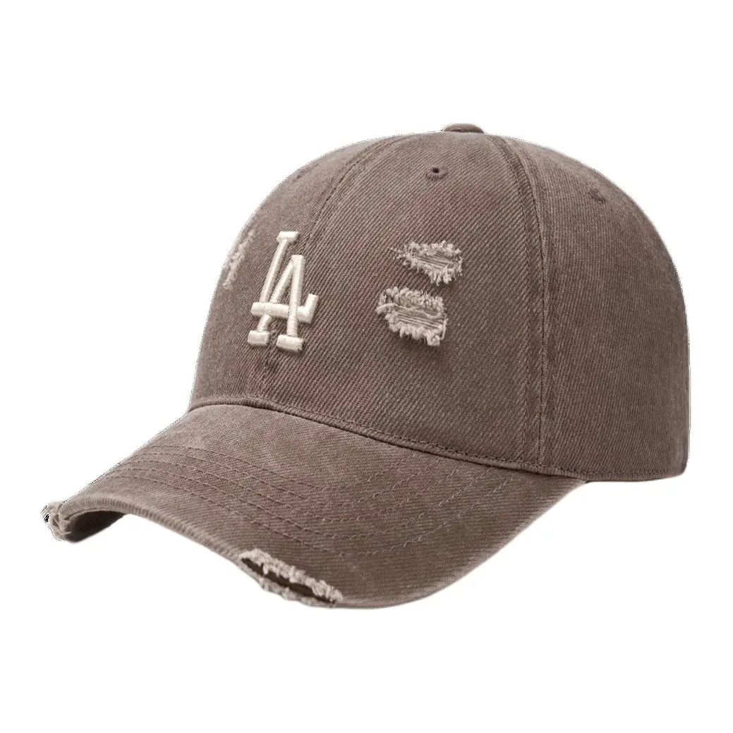MLB Cotton Baseball Caps Unisex Sandy Brown