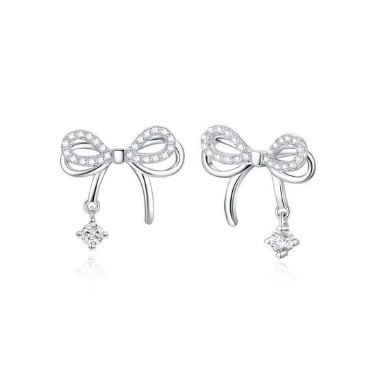 FANCI 925 Sterling Silver Stud Earrings Women's