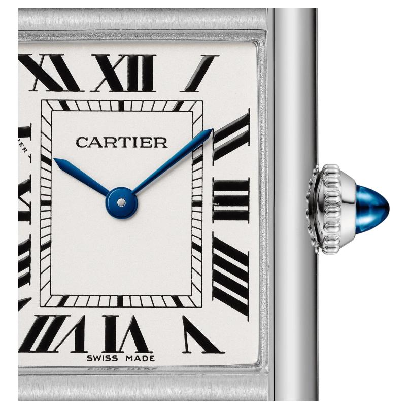 Женские часы Cartier Tank 30 29.5*22mm (серебристые) — фото 3