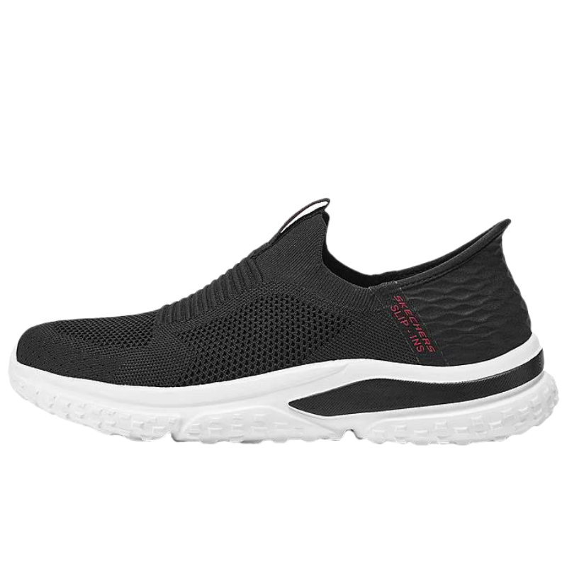 Skechers Slip Ins Low top Casual Shoes Men’s Black Red