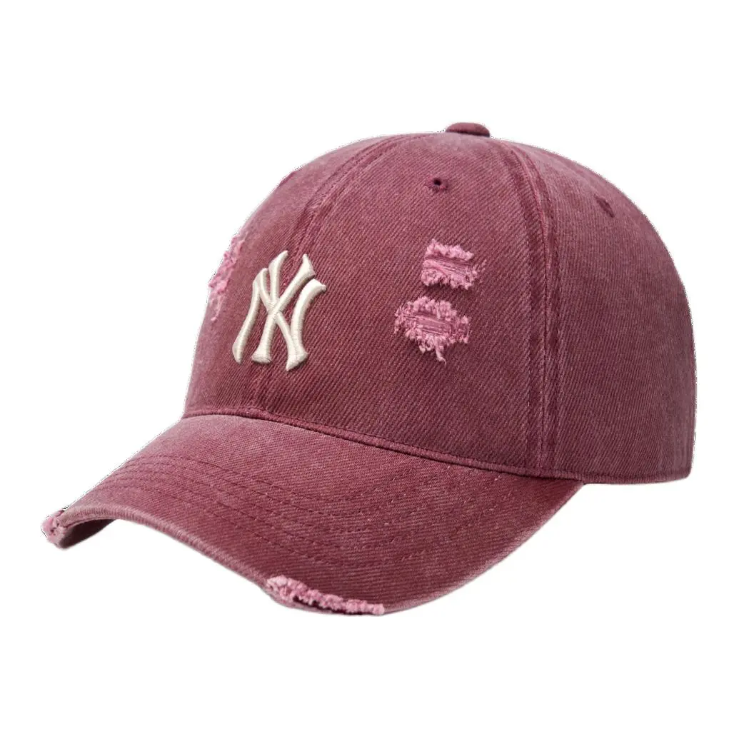 MLB Cotton Baseball Caps Unisex Burgundy