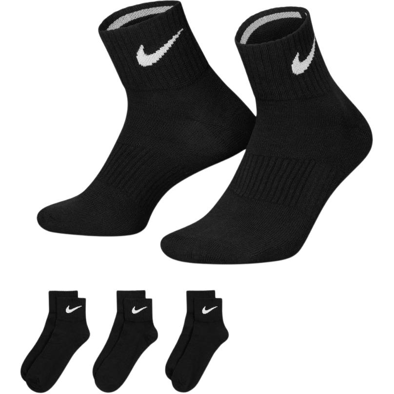 Nike Crew Socks All Unisex Black Couple’s