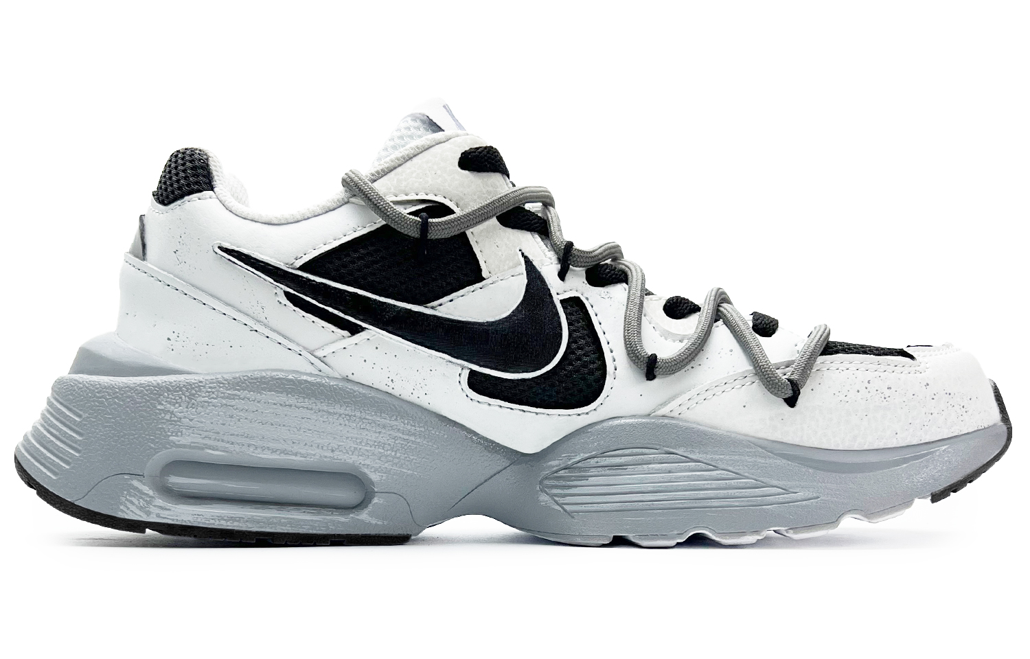 Nike Air Max Fusion Slip Resistant Abrasion Resistant Low top Running Shoes Women’s Gray Black