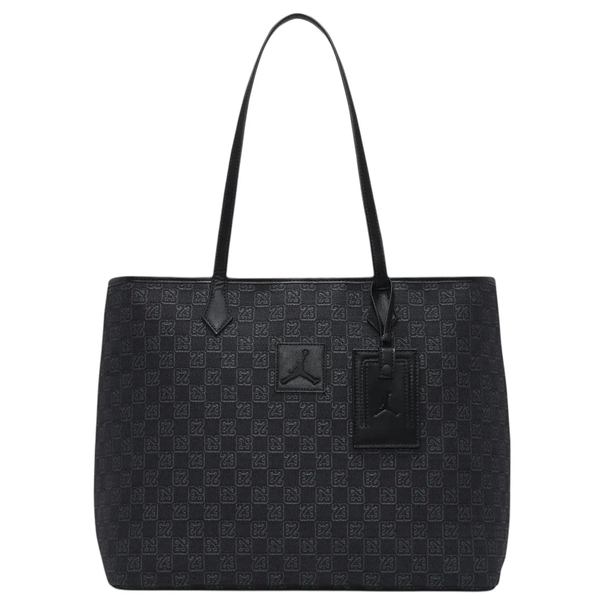 Jordan Polyester Tote Bag, Shopping Bag, Shoulder Bag, Handbag Unisex Black