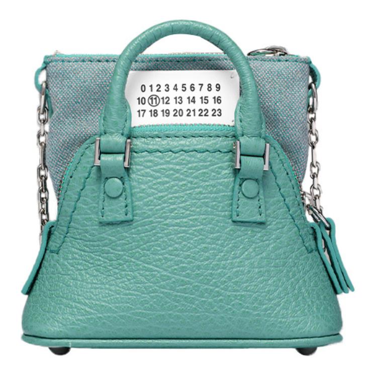 Maison Margiela Numbers Patch Zipped Mini Shoulder Bag
