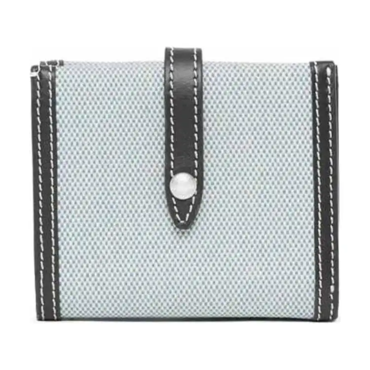 Burberry Leather Wallet Women's Light Blue
