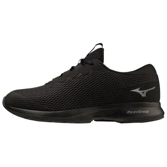 Mizuno Anti Slip Wear Resistant Low Top Casual Shoes Unisex Black