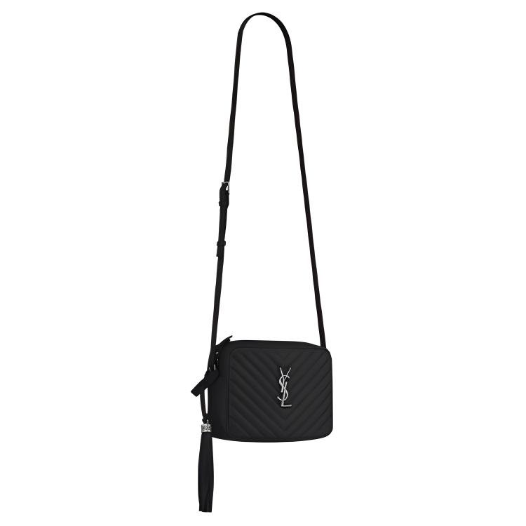 Женская сумка SAINT LAURENT YSL LOU (черная) — фото 4