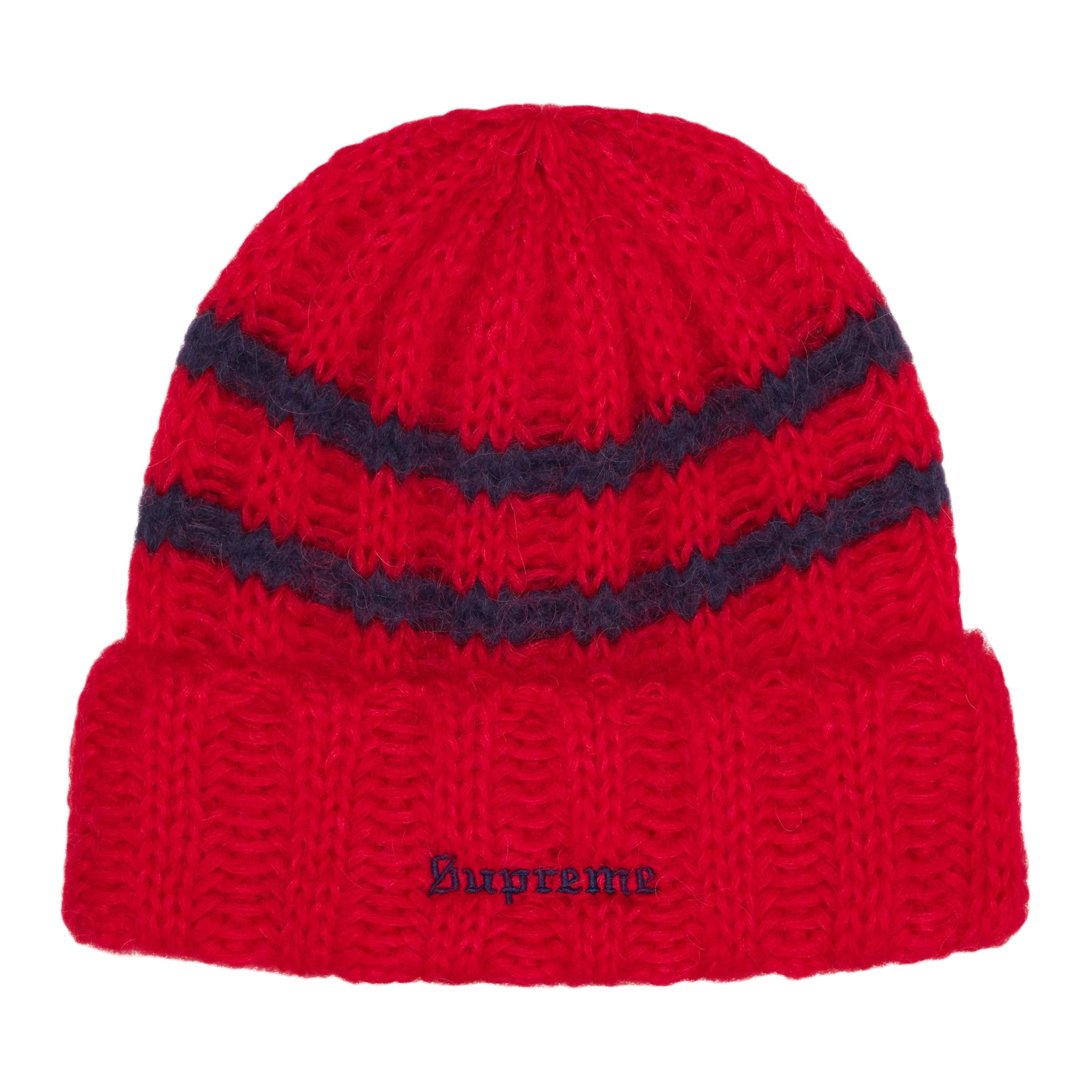 Шапка Supreme FW24 WEEK 10 Brushed Stripe Beanie (разноцветная)
