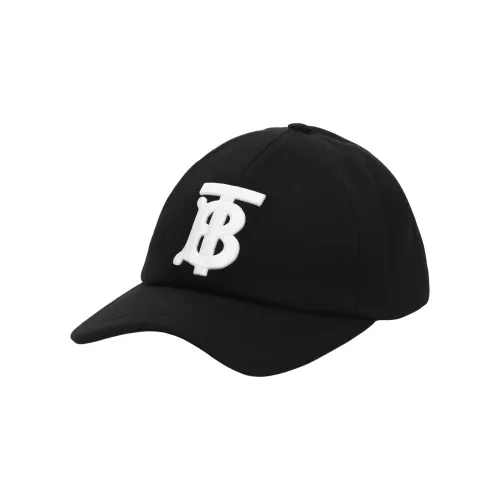 Burberry monogram-embroidered cap