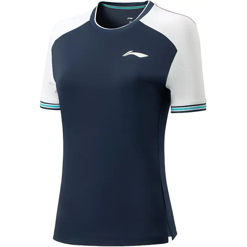 Li Ning Tennis Collection Tennis Top Women's Dark Ship Blue