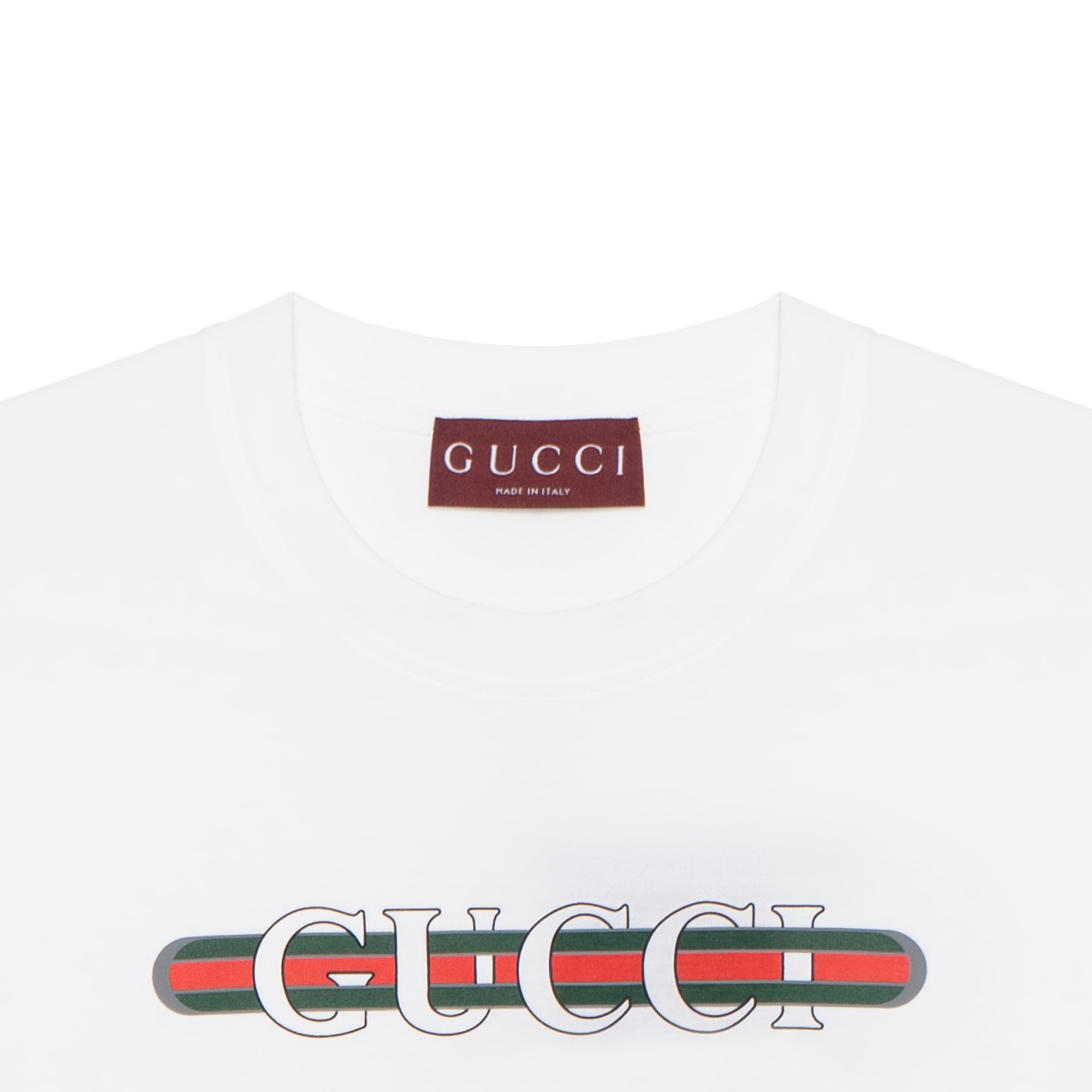 Женская футболка Gucci (белая) — фото 12