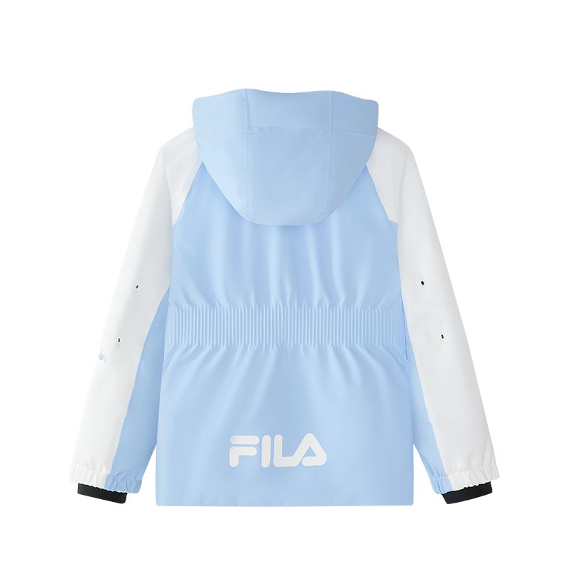 Женская куртка FILA KIDS x VIST PERFORMANCE (голубая с синим) — фото 2