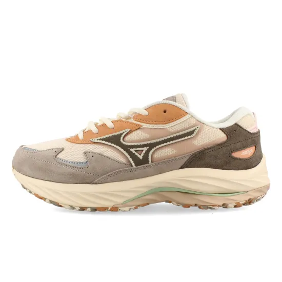 Mizuno Wave Rider Beta Anti Slip Wear Resistant Low Top Casual Shoes Men's Beige