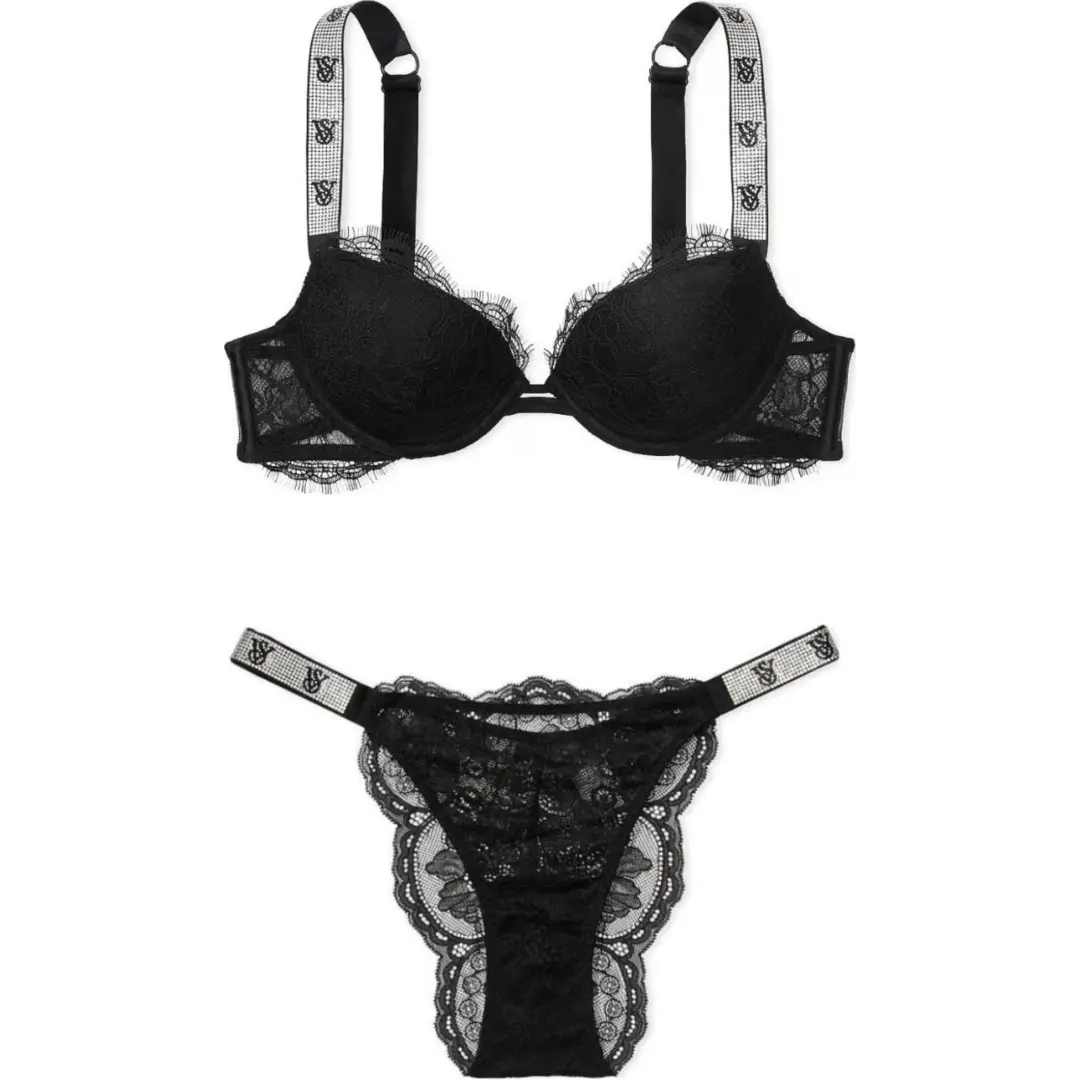 Victoria's Secret Underwear Set Women's Black