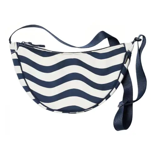 UNIQLO Cotton Crossbody Bag, Shoulder Bag Mini Men's Marine Blue