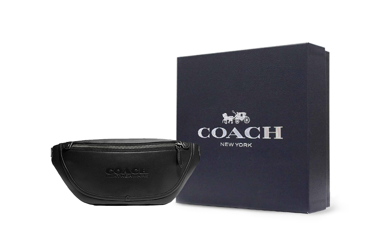 Мужская сумка COACH (черная) — фото 6