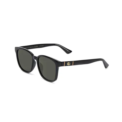 GUCCI Double G Black Square Sunglasses