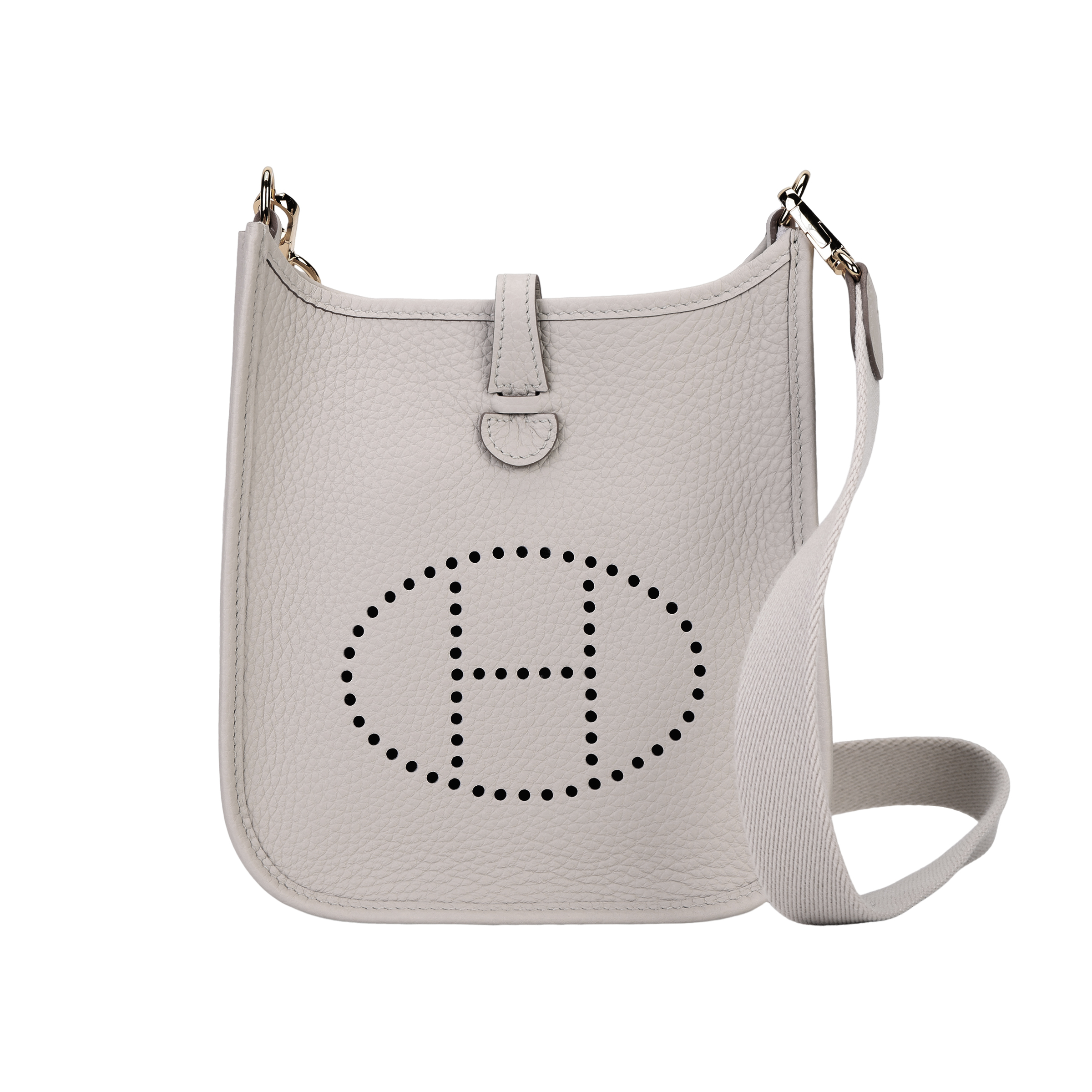 Женская сумка Hermes Evelyne 16 Amazone (цементно-серая)