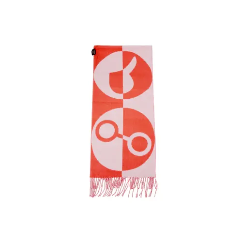 HERMES Western Casaque Cashmere Knit Scarves Women's