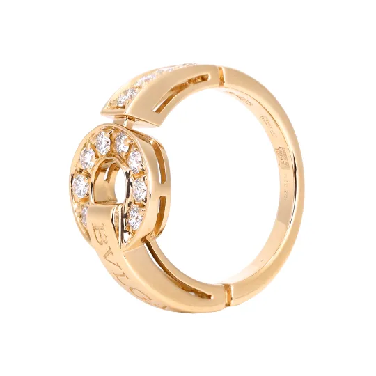 BVLGARI 18kt Rose Gold BVLGARI BVLGARI Diamond Ring