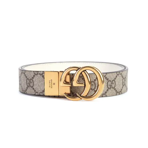 Gucci Gg Supreme canvas reversible belt