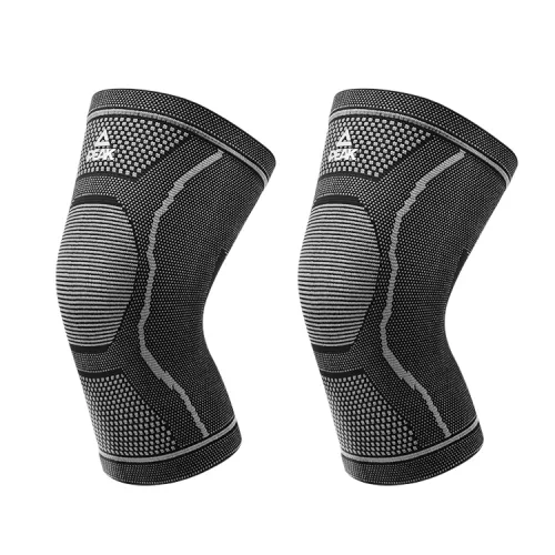 Protective comfortable breathable elastic non-slip polyurethane climbing volleyball football basketball knee pads for cycling for gym for men and women, polyester