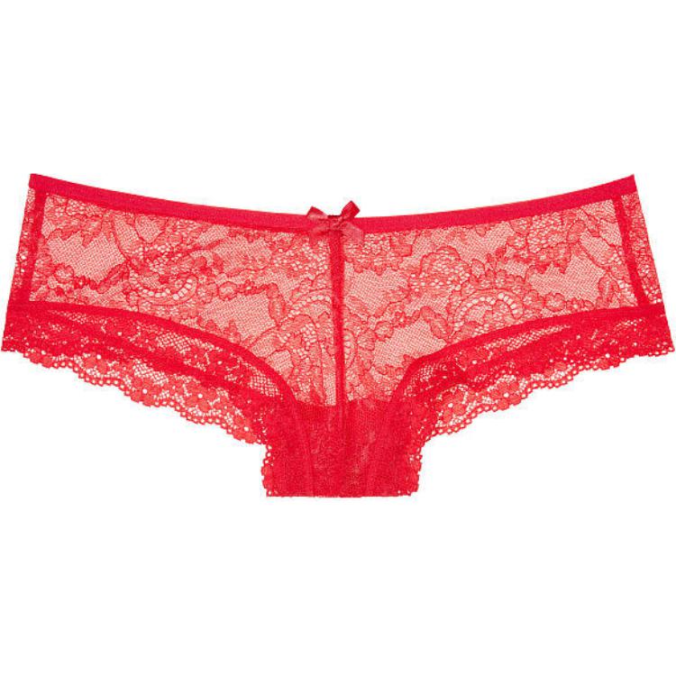 Женские трусы Victoria's Secret Lace (вишневые)