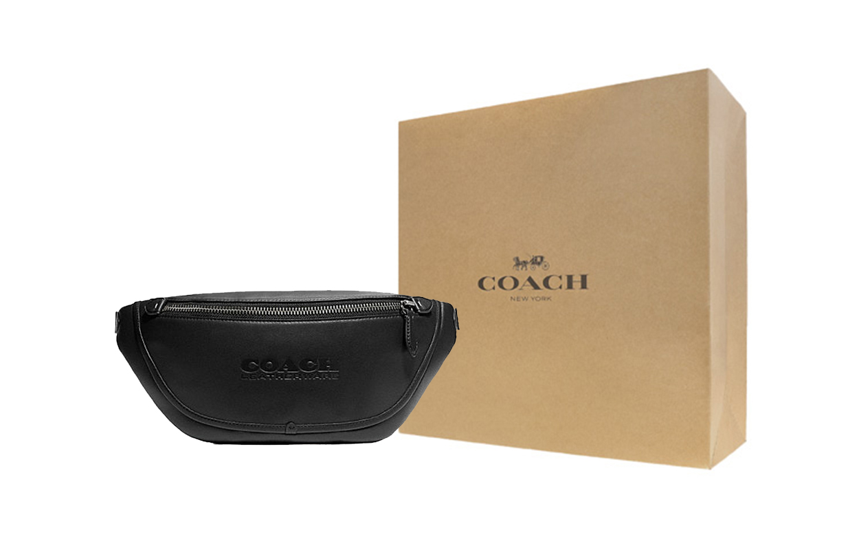 Мужская сумка COACH (черная) — фото 7