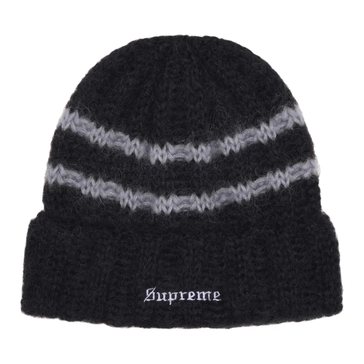 Supreme Brushed Stripe Beanie