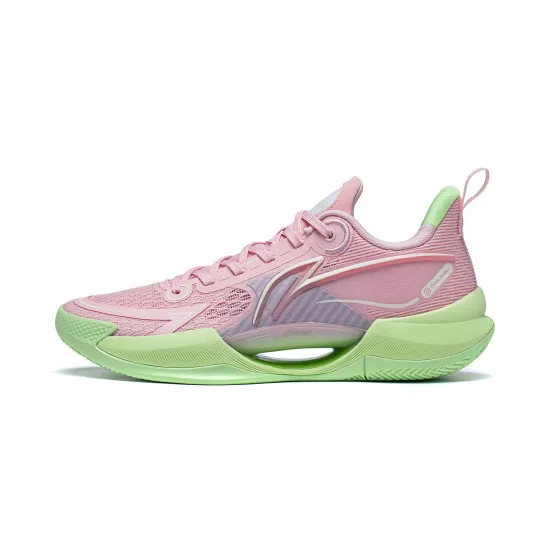 LINING Super Light V2 Basketball Shoes Men Low-Top Pink